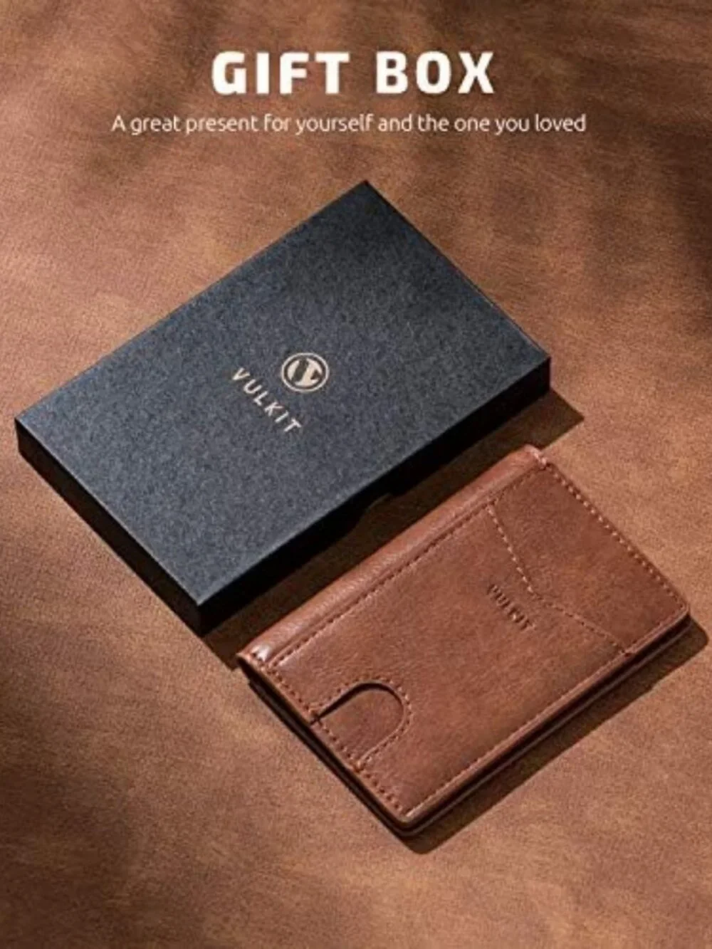 Slim RFID Blocking Bifold Wallet | Minimalist Leather Credit Card Holder for Men